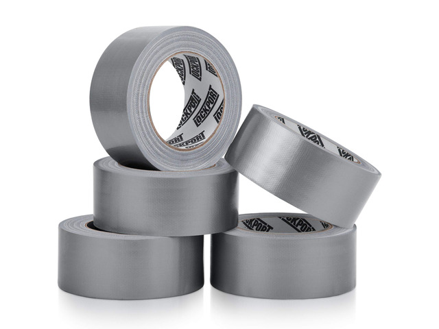 5 Pack Duct Tape Heavy Duty Waterproof, Strong Adhesive Silver Duct Tape Bulk for Indoor Outdoor Repairs, Tear by Hand - 30 Yards x 2 Inch