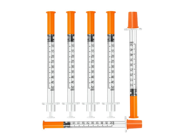 jeringas 0.5cc/ml 30G 5/16' (8mm), Individually Wrapped, Box of 100