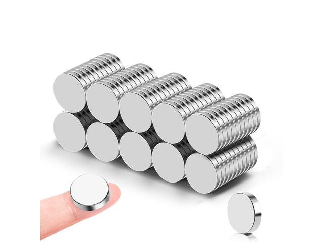 100Pcs Small Refrigerator Magnets, 18x3mm Round Rare Earth Magnet Mini Tiny Neodymium Strong Magnets for Crafts, DIY, Fridge, Miniatures,...