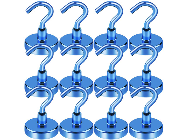 Magnetic Hooks Magnet Hook for Cruise Cabins 85LBS, 12P Essentials Classroom Metal Key Holder Hanging Ship Door Decorations Heavy Duty Neodymium...