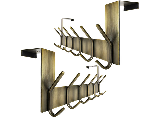 Over The Door Hooks for Clothes:Door Hanger,Over The Door Towel Rack,Door Coat Hanger Door Coat Rack for Hanging Towels,Hats,Behind Back of...