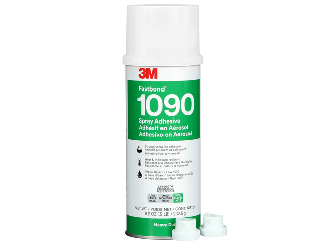 Fastbond Water-Based Contact Spray Adhesive 1090, Low VOC