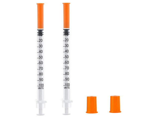 1ml 30 Gauge 1/2 inch (13mm) Lab Supplies,Individually Packaged,Pack of 100 for Scientific Measuring
