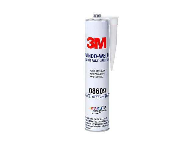 Window-Weld Urethane Windshield Adhesive, 08609, 10.5 fl oz Cartridge, Black