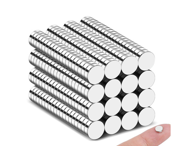 320Pcs Small Neodymium Magnets, 6x2mm Small Rare Earth Magnet Mini Magnets for Whiteboard, Office, School, STEM Measurement Kit, 3D Printing,...