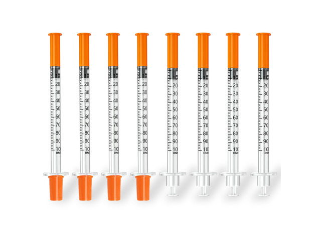 1cc/ml 31G 1/4'(6mm) Syrings Individually Wrapped, Box of 100