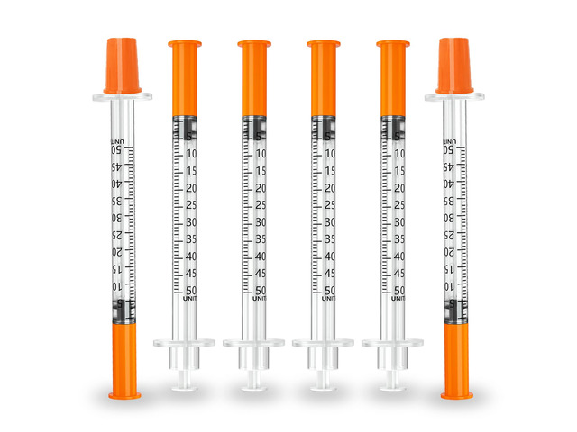 0.5ml/cc 31G 5/16' (8mm), Individually Wrapped Lab Syrings, Box of 100