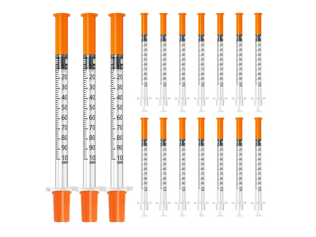 jeringas 1ml/cc 29G 5/16' (8mm), Individually Wrapped, Box of 100