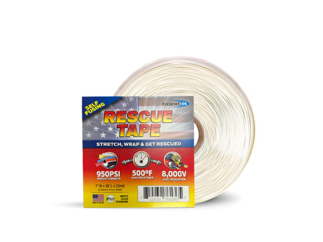 Rescue Tape, Self-Fusing Silicone Repair Tape, 1 in x 36 ft, Clear Self-Fusing Silicone Tape, Waterproof Seal, Leak Repair, Heat Resistant,...
