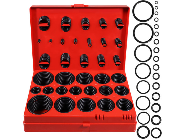 419 PCS Universal Metric O-Ring Kit32 Sizes Buna-N 70A Rubber O Ring Assortment Set for Various Car Auto Faucet Plumbing Pressure Washer Air or Gas...