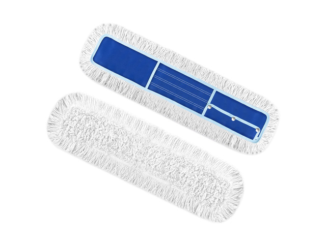 36' Dust Mop Replacement Pad: 2 Pack ONLY for Commerical Dust Mop Durable Thick Washable Cotton, Dry Mop Head, For Hardwood Tile Schools Offices...