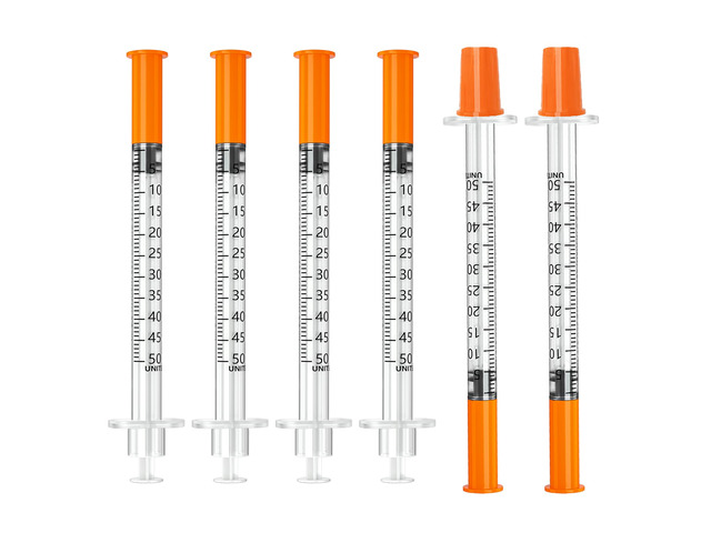0.5ml 30G 5/16' (8mm) Lab Syrings, Individually Wrapped, Box of 100