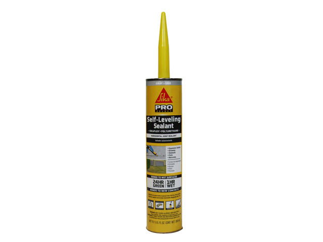 flex Self-Leveling Sealant, Gray Polyurethane, Fast Curing, for Concrete Expansion Joints, Waterproof, Paintable, Fills Cracks up to 1.5 in., 10.1...