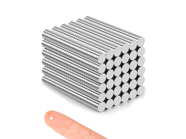 1000 Pack Small Magnets, Refrigerator Magnet Rare Earth Magnets Neodymium Magnet for Crafts, Whiteboard, Kitchen Cabinet