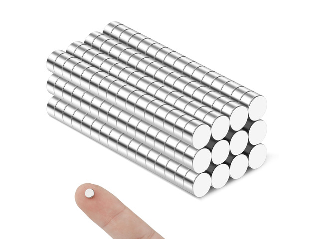 Small Magnets, 180 Pack Refrigerator Magnet 5x3mm Rare Earth Magnet Neodymium Magnets for Crafts, Whiteboard, Kitchen Cabinet