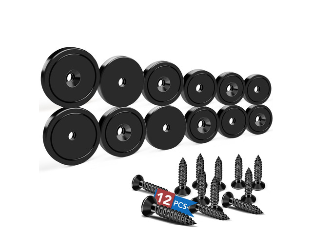 Magnets Heavy Duty Neodymium Strong Magnet Imanes Fuertes 12 Pack Imanes Fuertes Magnet Magnetic Wall Mount Round Mounting Powerful Locker...
