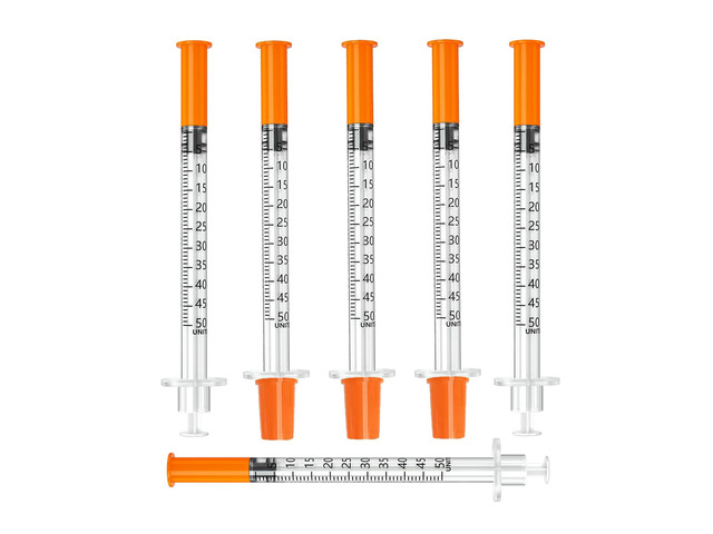 0.5ml 31G 5/16' (8mm), Individually Wrapped Lab Supplies, Pack of 25