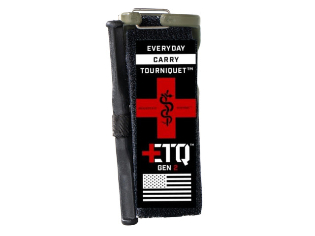 Tourniquet - ETQ Gen 2 Made in The USA EDC Gear for Trauma Kits, Tourniquet Kits, and Medical Emergency Bags, Ranger Green, Wide (1.5')