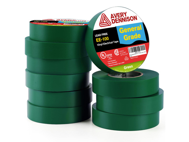 Electrical Tape, 10 Rolls General Use PVC Electric Tape, UL/CSA Listed ¾ in x 66 ft Insulating Vinyl Tape for Electrical, Repairs, Automotive and...