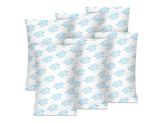 Desiccant Packs 500 Gram 6 Packs Silica Packets, Silica Gel Car Dehumidifier by Reusable, Large Moisture Absorbers for Electric Tool, Basement, 3D...