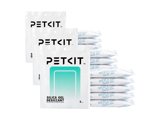 Replaced Desiccant Bags for All Automatic Cat Dog Feeders -15 Packs, Pet Feeder Replaced Desiccant, Fresh Keeping