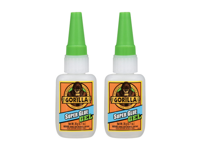 Super Glue Gel, Clear, 20 g, 2-Pack, All Purpose, Fast Setting Dries in 10-45 Seconds, Thick No-Run Formula for Vertical Surfaces, Ideal for...