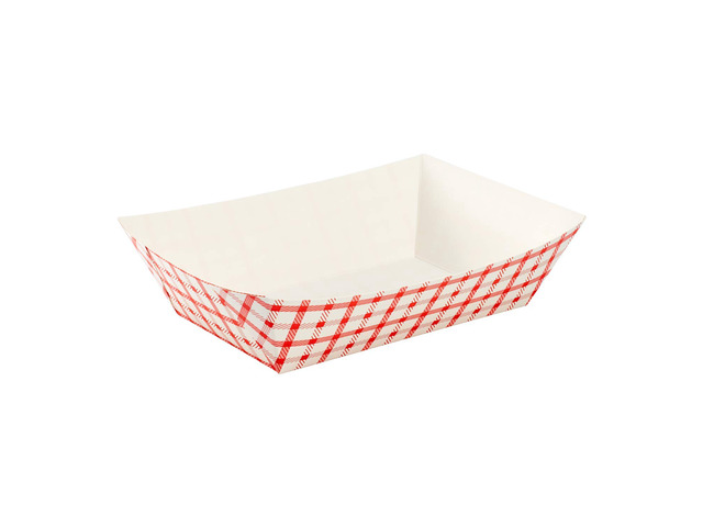 Paper Food Trays Disposable [5 LB - 500 ct] Sturdy Food Boats, Leak Resistant Ideal for Snacks, Nachos and Finger Foods