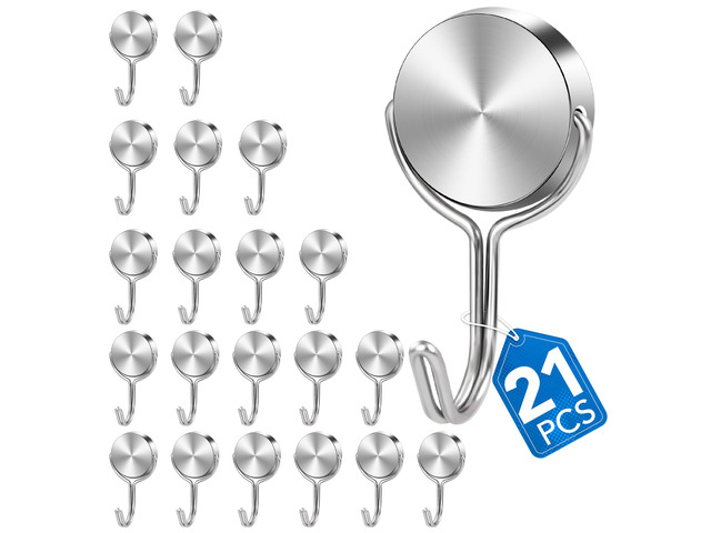 Magnetic Hooks for Cruise Cabins Essentials 2026 Door Magnets 60LBS 21 Pack Ship Walls Must Haves Classroom Strong Heavy Duty Metal Locker Decor...
