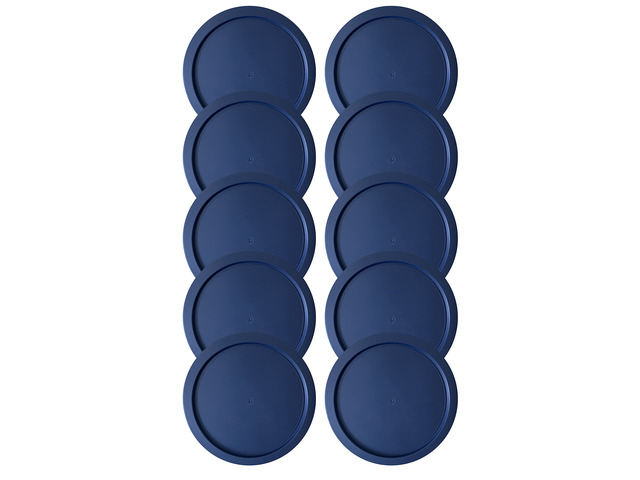 Replacement Lids fits Pyrex 4-Cup Glass Food Storage Container Bowls, 6-Inch Plastic Round Lids Covers for Pyrex 7201-PC, Airtight & Leakproof...