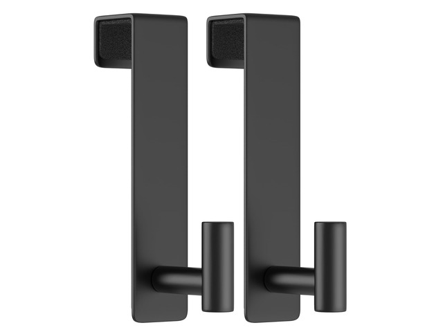 T-Shaped Over Door Hooks - Fits Wooden & Metal Doors Less Than 1.77' Wide,Door Hanger for Office,Bedroom Heavy-Duty Stainless Steel Doors(T Shape 2...