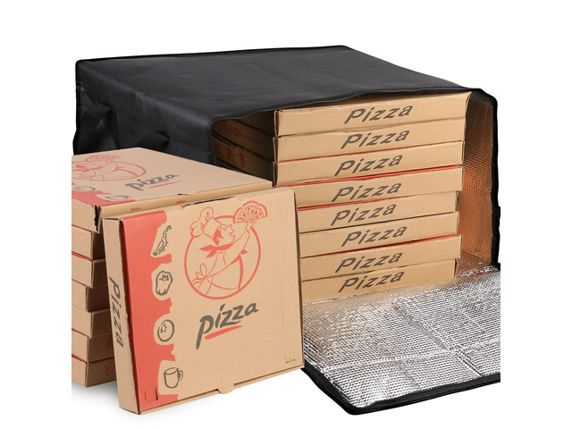 Pizza Carrier Insulated Bags Large for Deliveries, Insulated Pizza Carrier Delivery Bag 20 x 20 inch inches Food Bag for Personal and Professional...