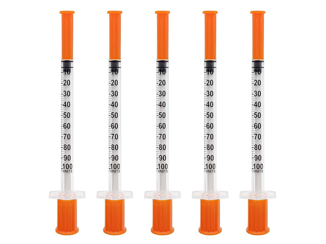 1ml/cc 29G 1/2' Syringe, Laboratory Syringes, Pack of 100