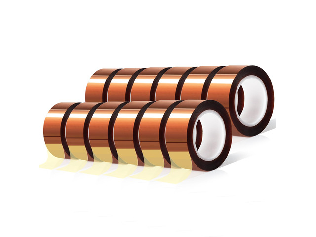 12 Rolls 20mm x16m(52FT) Heat Tape High Temperature Heat Resistant Tape Heat Transfer Tape for Heat Sublimation Press Vinyl,No Residue