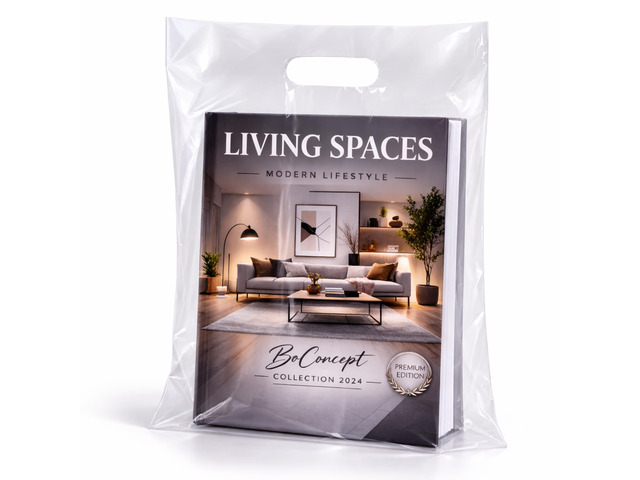 Clear Plastic Merchandise Bags, 500 Pack, 9x12 Handles, 1.25Mil Thick, Glossy Retail Shopping, Small Business Boutique, Gift Bags, Clothing, Trade...