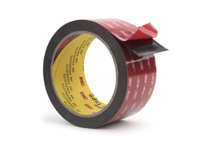 3M Heavy Duty Double Sided Tape 2''x15.4Ft 0.043in Thick 5952 Black Mounting Tape Adhesive Waterproof Heat Resistant Foam Tape for Automotive Car...