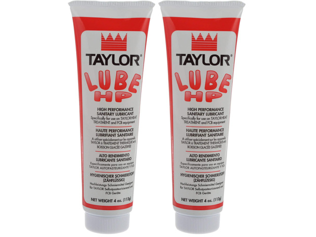 Taylor Red High Performance Food Grade Lubricant 4oz - Heat Treatment Soft Serve Machine Lube - NSF H1 Certified Sanitary Lubricant - Heavy Duty...