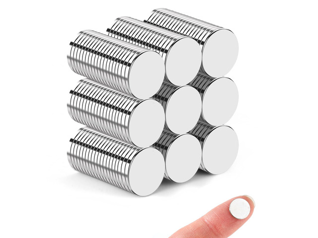 200 Pack Small Magnets, 10x1mm Refrigerator Magnets Rare Earth Magnets Neodymium Magnets for Crafts, Whiteboard, Kitchen Cabinet