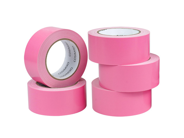 5-Pack Pink Heavy Duty Duct Tape, 2 inches x 30 Yards, Strong, Flexible, No Residue, All-Weather and Tear by Hand - Bulk Value for Repairs,...