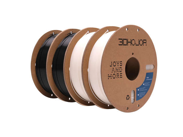 PLA Filament 1.75mm,3D Printer Filament 1kg*4 Bundle Cardboard Spool, Fit Most FDM 3D Printer,Dimensional Accuracy +/- 0.03 mm,Vacuum...