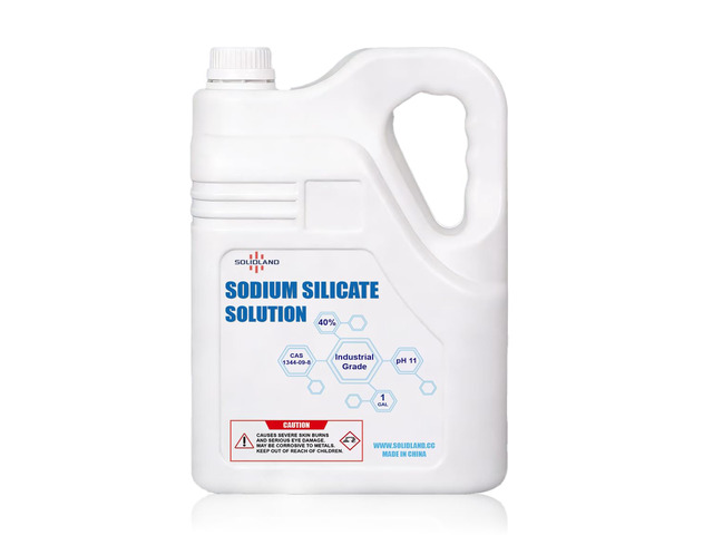 Sodium Silicate Solution (Water Glass) - 1 GAL Pail, Industrial Grade, High Purity, Multi-Purpose Adhesive & Sealant