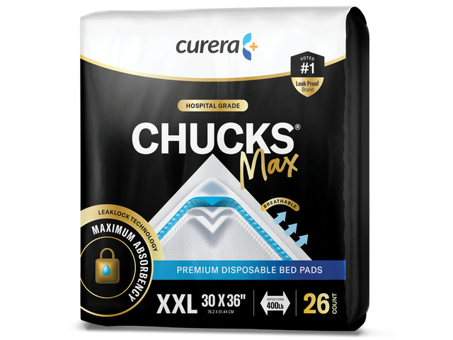 Chucks MAX Hospital Bed Pads Disposable Adult - 30x36 [26-Pack] Pee Pads Breathable Incontinence XX-Large Pee Pads for Adults, Heavy Duty 10X...