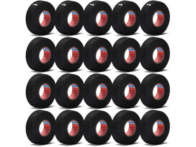 Cloth Electrical Wiring Harness Tape, 20 Roll, 3/4 Inch X 49.2 ft Electrical Insulation, Heat Resistant Fabric, Prevents Wiring Abrasion, Engine...