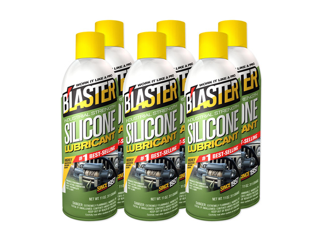 Blaster Silicone Lubricant Spray Non-Staining Silicone Spray for Metal Parts Long-Lasting Protection, Reduces Friction & Wear Works on Metal,...