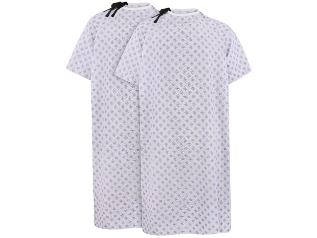 Unisex Hospital Gowns Back-Tie Patient Gowns Women Men Fits Sizes up to 2XL Lightweight, Loose-Fit, Comfortable, Soft, Multipurpose, Medical &...