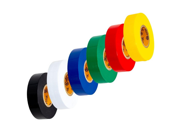Mixed Colors Electrical Tape 6 Rolls, 3/4in x 66ft, UL/CSA Listed Waterproof PVC Vinyl Tape, UL/CSA Listed, Self Adhesive - For Wire Insulation &...