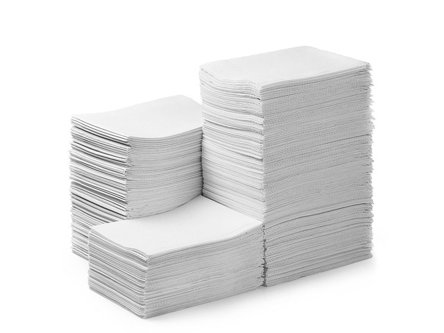 250 Pack Dental Bibs, White Dental Bibs Disposable 3 Ply Tattoo Bib Waterproof, 13' x 18' Table Covers, 2 Packs of 125