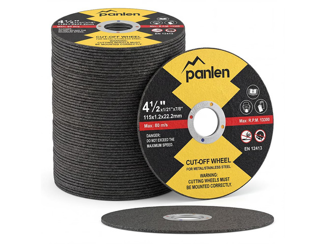 Cut Off Wheels 4 1/2 Inch, 100 Pack, 4.5' Angle Grinder Blade Value Durable Cut Off Blades Fit All 4 1/2 Angle Grinder, Industrial Grade Fast...