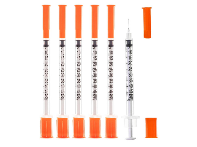 0.5ml/cc 30G 5/16 Inch, U-100 Syringes, Individual Package Pack of 30