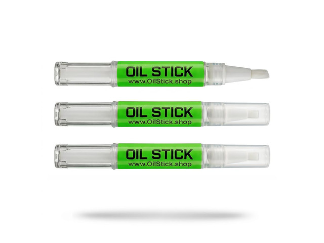 OilStick 3 Pack - 3D Printer Lubricant Brush for Linear Rails, Lead Screws and Bearings, PTFE-Infused Machine Oil, ISO Grade 100, Bambu Maintenance...