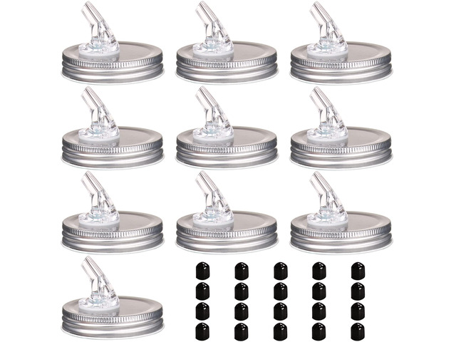 Mason Jar Pour Spouts. free flow Mason Jar Pour Spouts, mason jar for spout regular mouth size 70mm dispenser germination cover. Suitable for any...